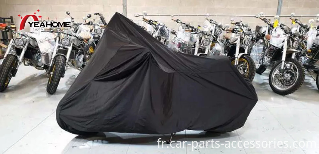 Housses de moto extensibles anti-UV imperméables à l'eau